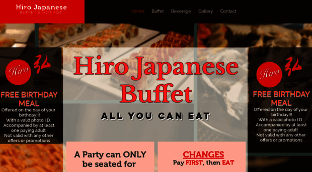 hirojapanesebuffet.com