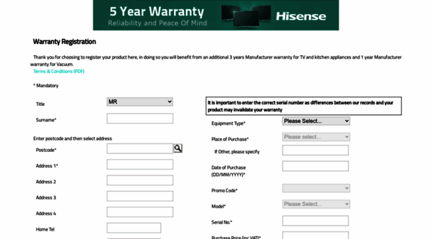 hisense-registration.co.uk