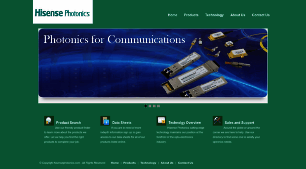 hisensephotonics.com