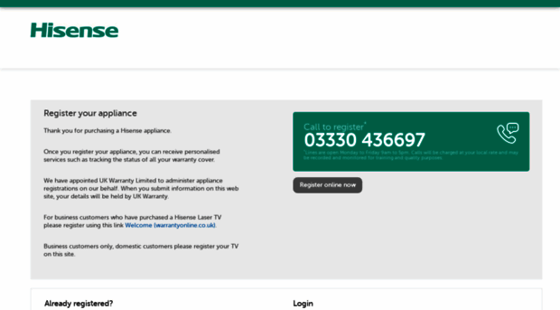 hisensewarranty.co.uk