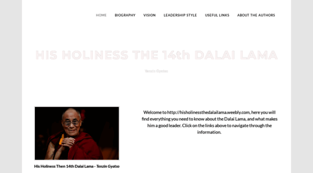 hisholinessthedalailama.weebly.com