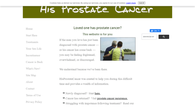 hisprostatecancer.com