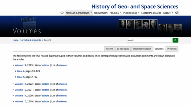 hist-geo-space-sci.net