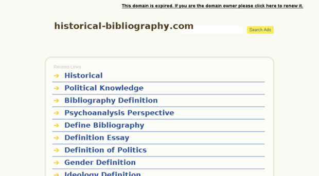 historical-bibliography.com