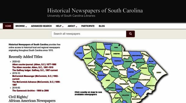 historicnewspapers.sc.edu