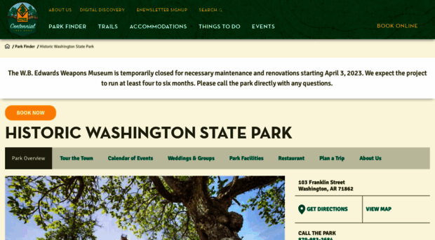 historicwashingtonstatepark.com