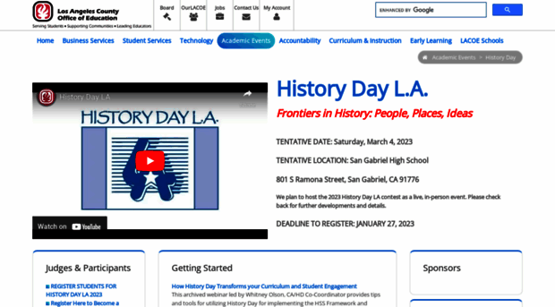 historydayla.lacoe.edu