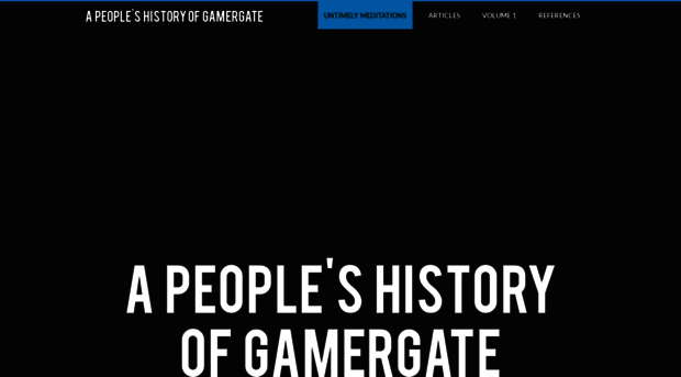 historyofgamergate.com