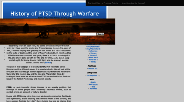 historyofptsd.umwblogs.org