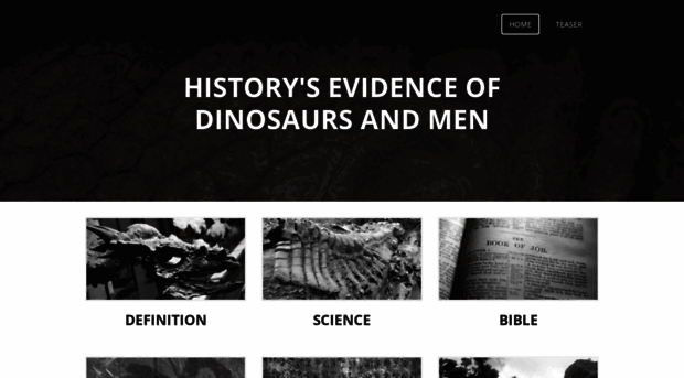 historysevidenceofdinosaursandmen.weebly.com