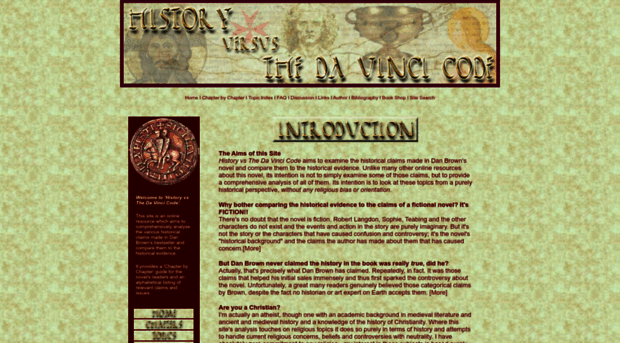 historyversusthedavincicode.com