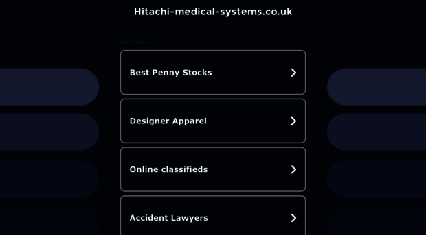 hitachi-medical-systems.co.uk