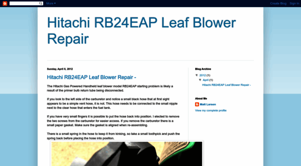 hitachirb24eapleafblowerrepair.blogspot.com