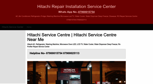 hitachiservicecentre.in