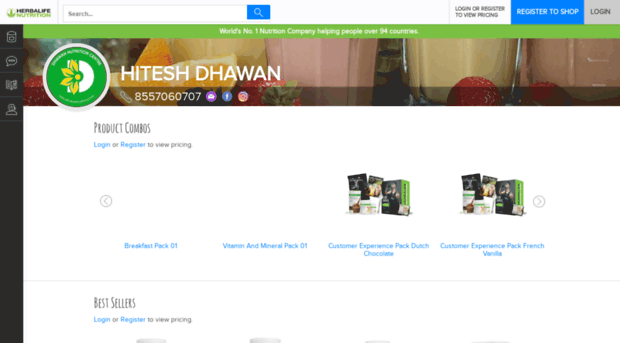 hiteshdhawan.goherbalife.com