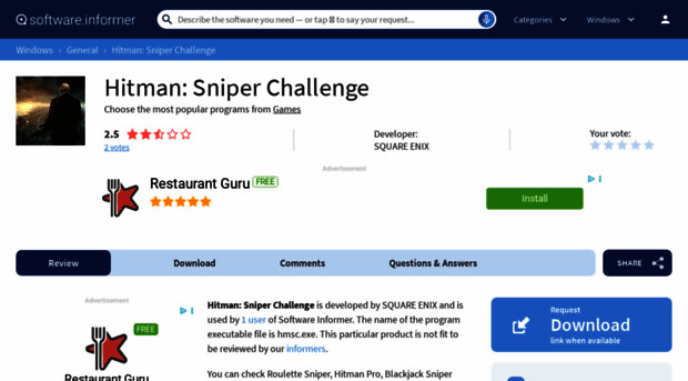 hitman-sniper-challenge.software.informer.com