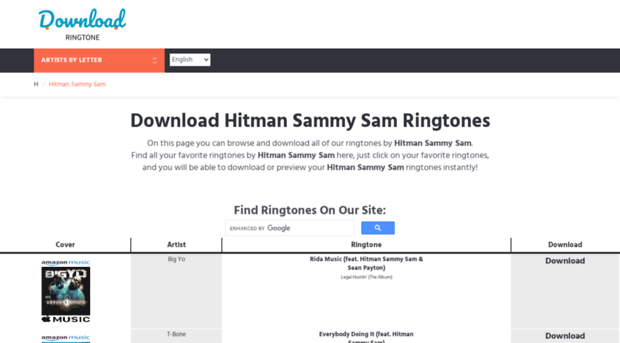 hitmansammy.download-ringtone.com