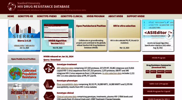 hivdb.stanford.edu