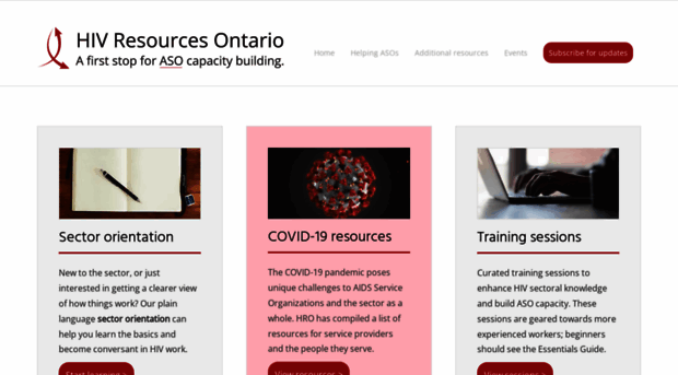 hivresourcesontario.ca