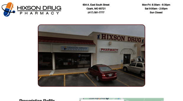 hixsondrug.com