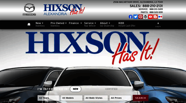 hixsonmazda.com