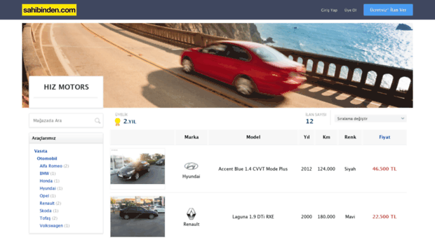 hizmotors.sahibinden.com