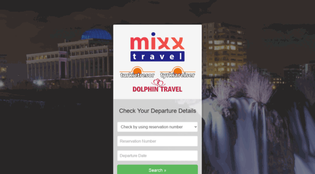 Your Departure Details - Hjemrejse Mixxtravel