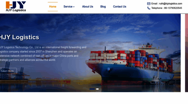hjylogistics.com