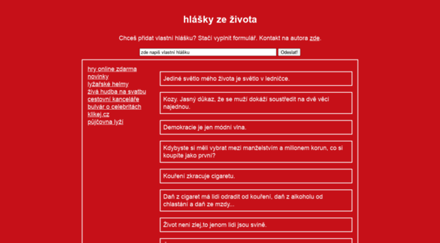 hlasky.klikej.cz