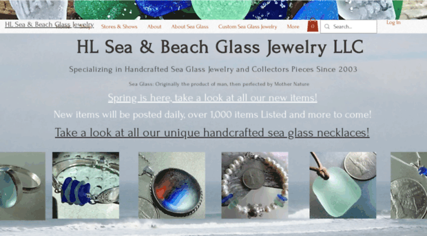 hlseabeachglassjewelry.com