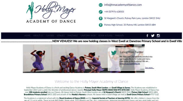 hmacademyofdance.com