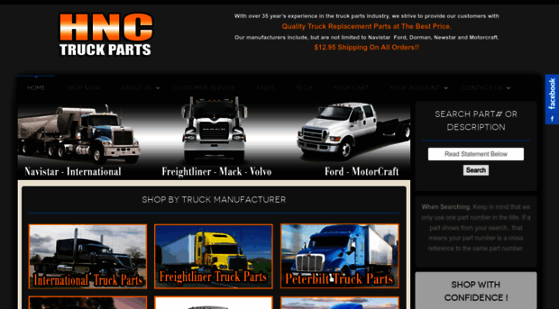 hnctruckparts.com