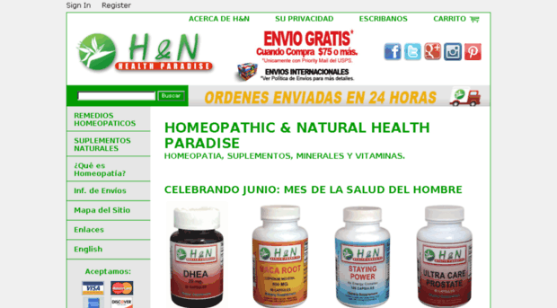 hnhealthparadise.net