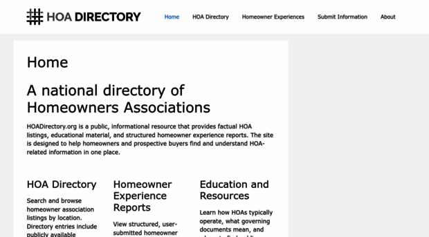 hoadirectory.org
