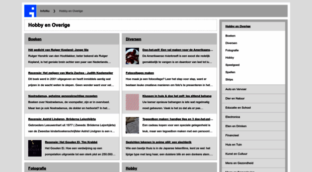 hobby-en-overige.infonu.nl