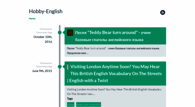 hobby-english.postach.io