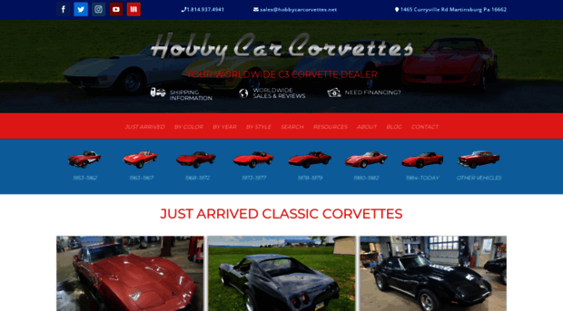 hobbycarcorvettes.net