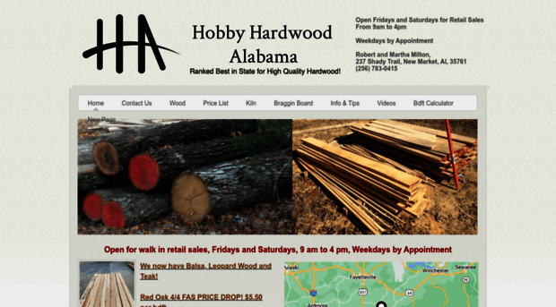 hobbyhardwoodalabama.com