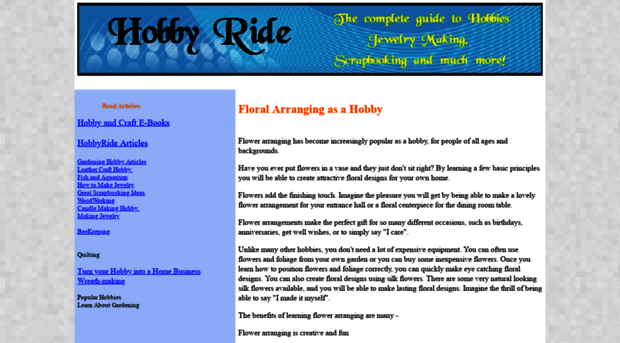 hobbyride.com