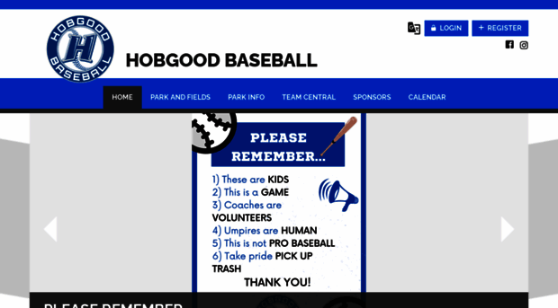 hobgoodparkbaseball.com