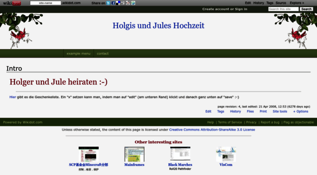 hochzeit.wikidot.com