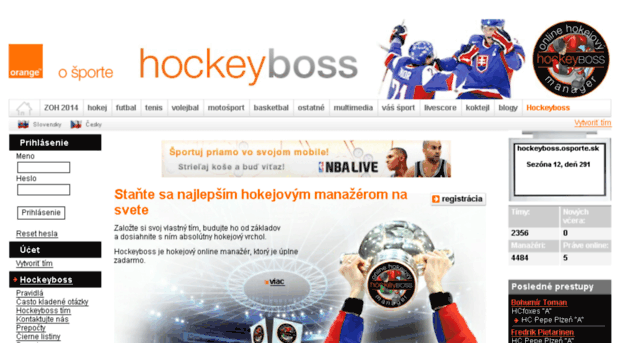 hockeyboss.osporte.sk