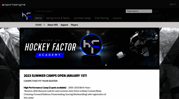 hockeyfactoracademy.com