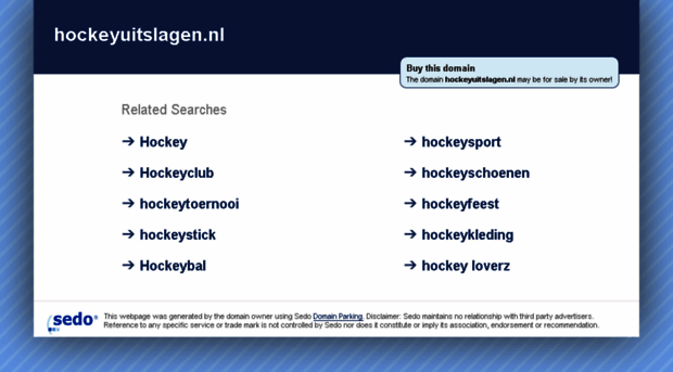 hockeyuitslagen.nl