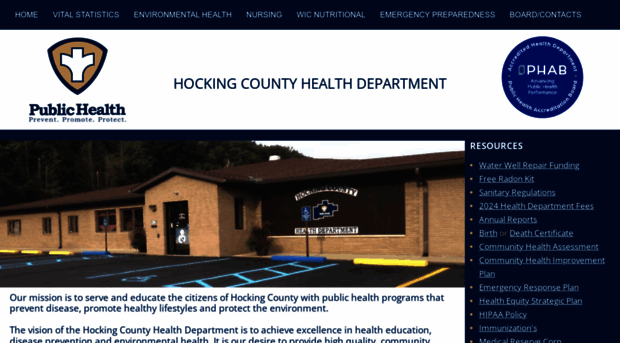 hockingcountyhealthdepartment.com