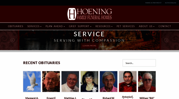 hoeningfuneralhome.com