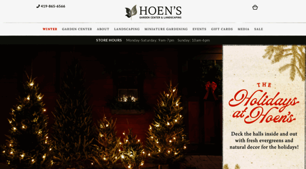 hoensgardencenter.com