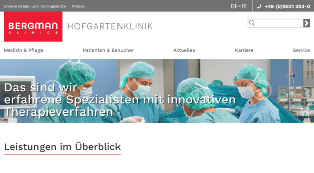 hofgartenklinik.de