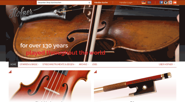 hofner-strings-bows.com