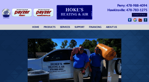 hokesheatingandair.com